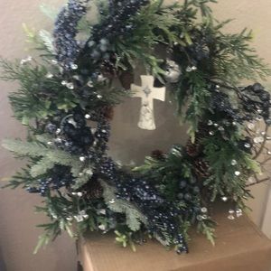 Silent night Christmas Wreath